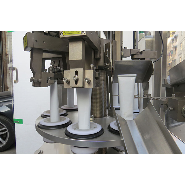 Máquina automática de recheo de tubos de ultrasóns médico e farmacéutico