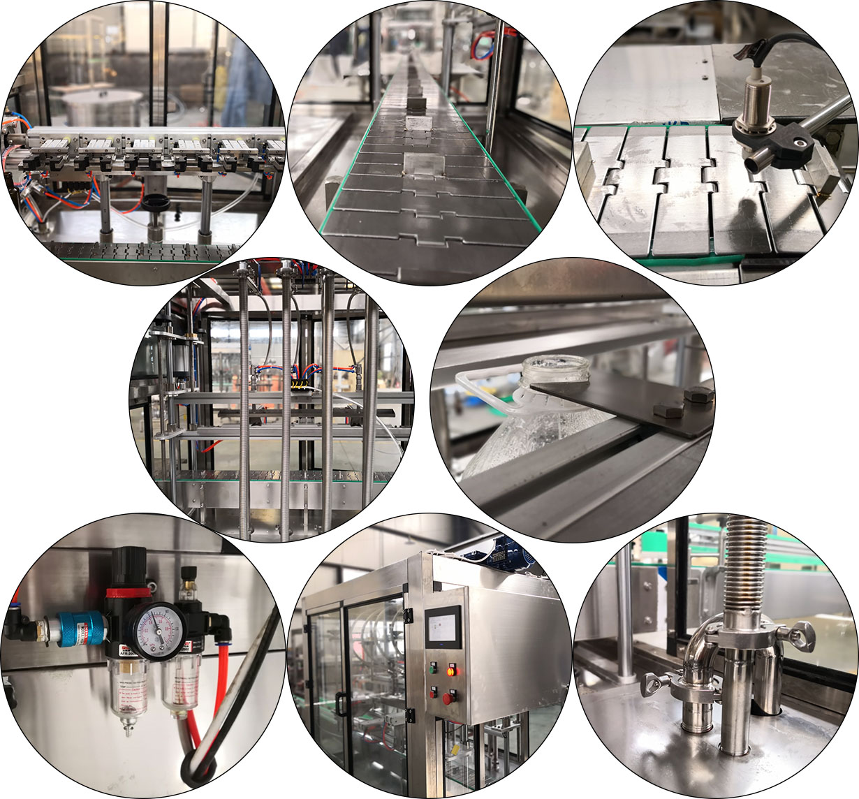 Mellor prezo máquina de recheo de aceite de motor pneumático en botella de 5-100 ml