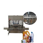 Máquina de recheo lineal de xampú lineal de alta calidade, visocus, líquido servo motor de control de pistóns