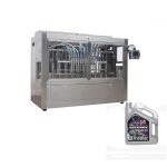 Máquina automática de recheo de aceite de motor para botella de plástico