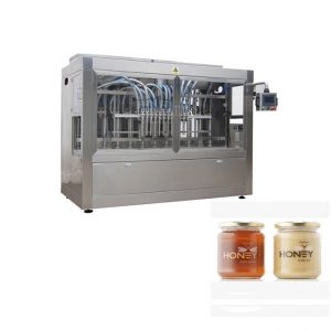 Máquina embotelladora de envasado de mel de bote barato